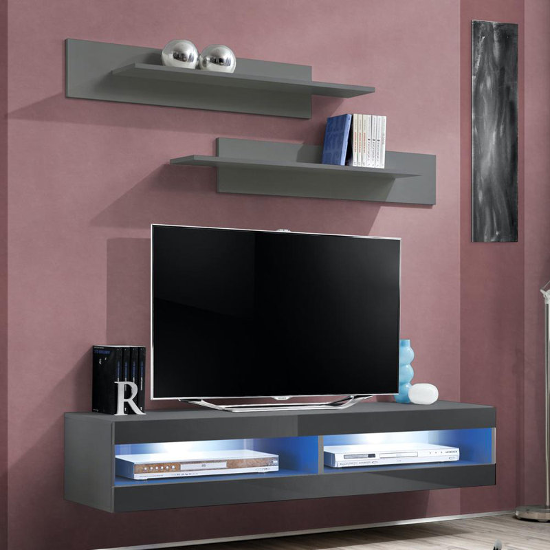 Orren Ellis Floating TV Stand for TVs up to 70" Wayfair.ca